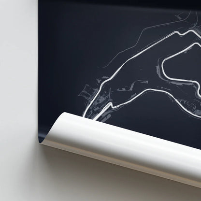 Illustratedtracks Poster – Circuit de Spa-Francorchamps